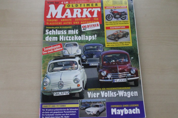 Deckblatt Oldtimer Markt (09/2002)